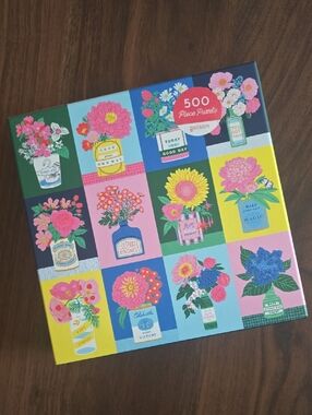 Galison Ever Upward 500-Piece Floral Jigsaw Puzzle